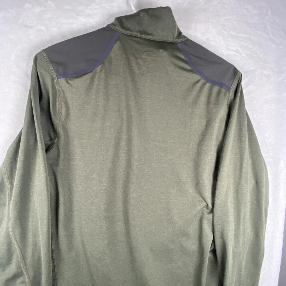 The North Face Pullover Mens Small Green FlashDry-XD Mountain Athletics 1/4 Zip
